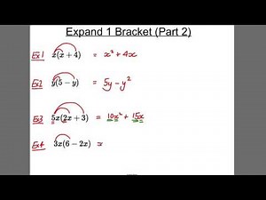 GCSE Revision Video 3 - Expanding 1 Bracket (2)