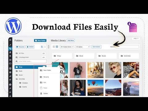 How to download media in WordPress (File Access)