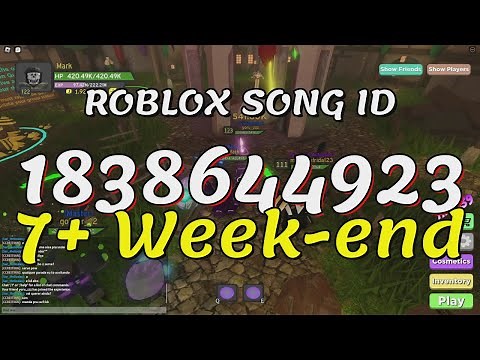 7+ Week-end Roblox Song IDs/Codes