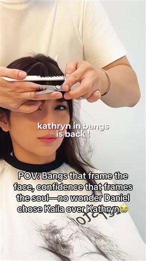 Bangs Hairstyle Inspiration from Kathryn and Kaila