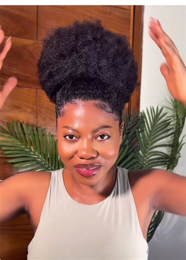Create Stunning Puff and Ponytail for 4C Hair