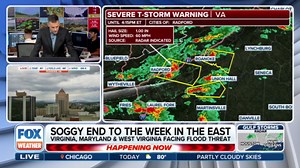 Virginia, Mid-Atlantic facing flood threat on Friday