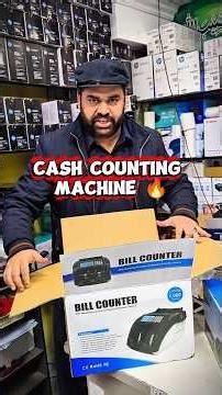 Cash Counting Machine 🔥 #cashcountingmachine #billcounter #fakenotedetection #fakenotedetector