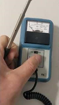 TSI VelociCheck 8315-A Hot Wire Anemometer Test