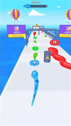 Snake Run 3D Game New update #short #video #treanding #gaming #populargame