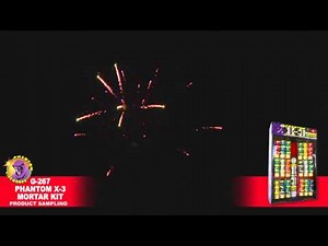 G-267 Phantom X 3 Mortar Kit - Phantom Fireworks