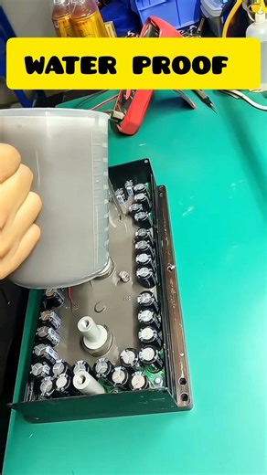 Most Satisfying Battery Protection! ✨​Liquid Armor for Batteries 🛡️#lithiumbattery #pottingglue