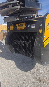 MB crusher bucket Installed the MB Crusher Bucket on the excavator and handled backfilling with ease. Simply load the dirt, press a button, and it automatically discharges while filtering out stones - convenient. | Hero Excavator