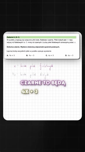WYRAŻENIA ALGEBRAICZNE - Egzamin Ósmoklasisty 2025