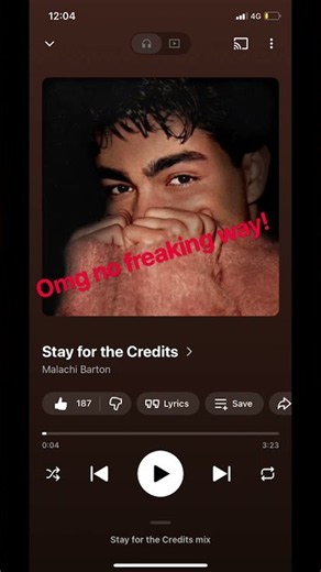 First Hudson and now Malachi! 😲😆❤️❤️ “Stay for the Credits” by Malachi Barton OUT NOW! AAAHH!