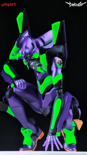 𝗘𝗩𝗔-𝟬𝟭 𝗧𝗘𝗦𝗧 𝗧𝗬𝗣𝗘 - 𝗔𝗠𝗞 𝗣𝗥𝗢 [EVANGELION] Ft. AMK EVA-00, 01 & 02 Product Highlights】 · Additional accessories: The Spear of Longinus ×1, Pallet Rifle ×1, EM-226 440mm Gatling Gun ×1, Progressive Knife ×2, · Redesigned die-cast joints for enhanced playability and durability · All-new electroplated purple finish for a striking appearance · Eyes and green parts feature fluorescent paint that glows under UV light · Newly added weapons: The Spear of Longinus and EM-226 440mm Gatling