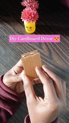 Diy Cardboard Decor | Aesthetic Room Decor | Diy Cardboard Wall Decor | Cute Wall shelf diy #shorts