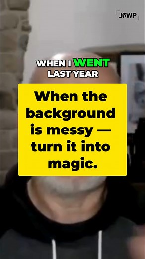 1.5K views | “When the background is messy, use it — don’t fight it.”...
