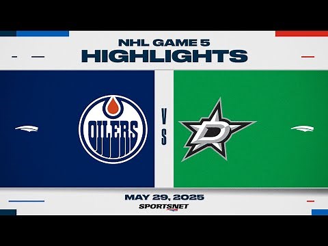 NHL Game 5 Highlights | Oilers vs. Stars - May 29, 2025