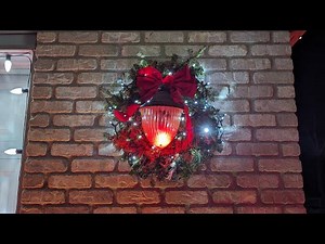 Illuminate Your Home For The Holidays With Diy Porch Light-powered Christmas Wreath