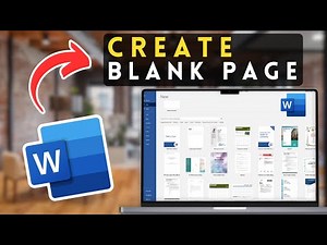 How to Add a Blank Page in Microsoft Word | MS Word Tutorial (2025)