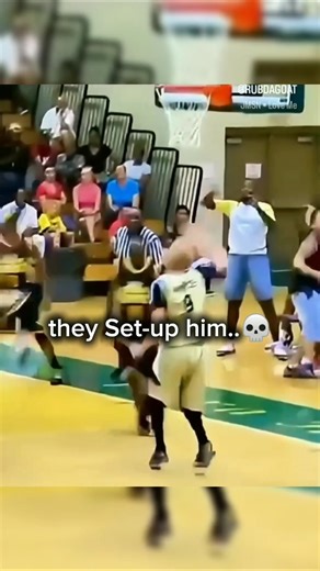 Bro is so angry because #shorts #funny #america #basketball