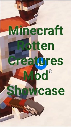 "Rotten Creatures" Mod Showcase Adds deadly flesh eating creatures! #minecraft #minecraftmods