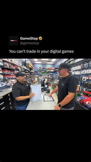 You can't trade in your digital games... - GameStop on TikTok | YouTube Shorts 👾