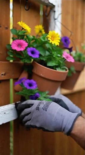 🔥 DIY Flower Wall Planter from Old Window Frame | Beautiful Garden Decor Idea 🌸