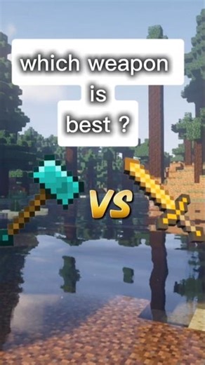 golden sword vs all Minecraft weapon battle#minecraft#shorts