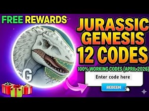 🦕[INDOM REMODEL] JURASSIC GENESIS CODES 🦕 | 💰NEW💰 WORKING CODES 🎁