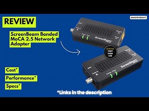 ScreenBeam MoCA 2.5 Adapter Review | ECB7250K02 Ethernet Over Coax – Faster Than WiFi?