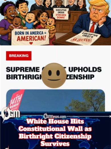Executive Orders Have Limits—The Constitution Just Drew One The Supreme Court has delivered one of the year's most consequential constitutional decisions, striking down President Donald Trump's executive order on birthright citizenship while reaffirming protections rooted in the Fourteenth Amendment. Legal scholars say the ruling reinforces a principle that has guided American citizenship law since the nineteenth century. Critics of the executive order argue the Constitution—not presidential dir