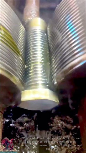Precision bolt thread manufacturing process || Mechanical technology