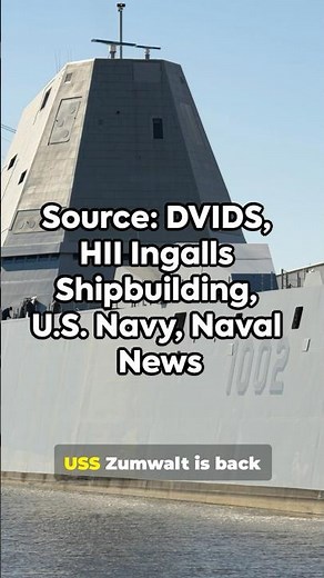 USS Zumwalt’s Hypersonic Upgrade Hits the Ocean: Builder’s Sea Trials Complete