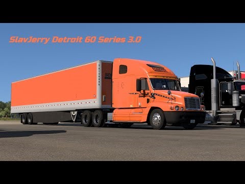 American Truck Simulator | Freightliner Century | SlavJerry DD60 3.0
