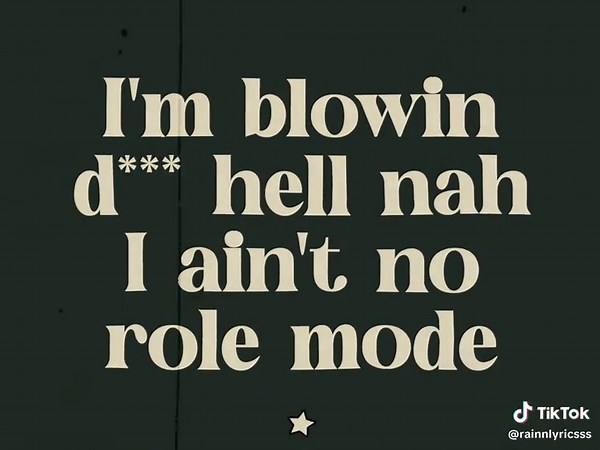 role model #foryou #lyrics #musicvibes #fyp