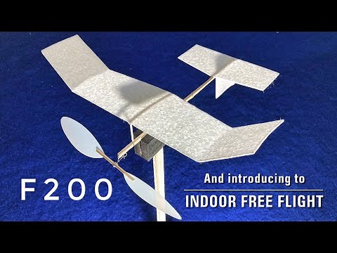 How To Build F200 Indoor Free Flight