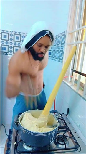 how to make banku #viralvideos #funny #cooking #banku