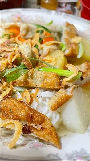 Bún chả cá; Vietnamese Fish Paste Noodles