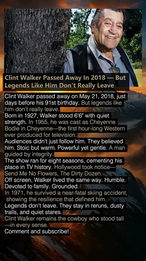 Clint Walker Passed Away In 2018 — But Legends Like Him Don't Really Leave