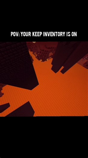 POV: Your Keep Inventory Is On #minecraft