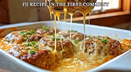 🧀 Amish Hamburger Steak Bake | Protein: 36g 💪 Hearty, cheesy, and packed with homestyle comfort — this "Amish Hamburger Steak Bake" is a warm hug in a dish! 🍲💛 Juicy beef patties nestled in creamy, cheesy sauce and baked to golden perfection make for the ultimate family favorite. Perfect for weeknights or Sunday dinners! 📝 Ingredients: ✦ 1 ½ lbs ground beef ✦ 1 small onion (finely chopped) ✦ 2 cloves garlic (minced) ✦ 1 egg... 📝Full Recipe in Comment💬 | Handmake Recipes