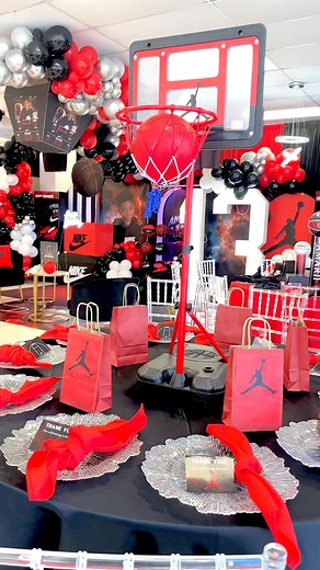 1.4M views · 36K reactions | Basketball / Sneaker theme #basketballtheme #basketballparty #basketball #sneakertheme #sneakerparty #sneaker #viraltiktok #babyshower #babyshowerideas #viral #fyp #foryoupage #foryoupageofficiall #basketballbabyshower #basketballbirthday | A-ONE Design & Events LLC. | Facebook