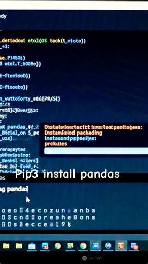 Pandas installation in VS Code