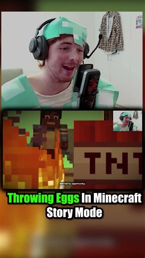 Throwing Eggs In Minecraft Story Mode!