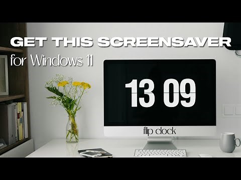 How To Download And Install Fliqlo Clock Screensaver In Windows 11