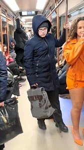 54K views · 255 reactions | When the train ACCIDENTALLY stops, will the stranger catch you☺️ #reelsfbシ #funnyvideos #shorts | John ft Short | Facebook