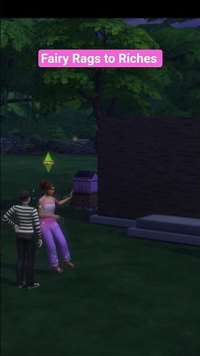 Rags to Riches in The Sims 4 | Fairy vs Burglar #thesims4 #ragstoricheschallenge #fairy