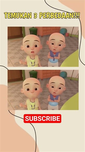 Temukan 3 Perbedaan Di Gambar Upin Dan Ipin!!! #upinipinselamanya#tekateki#hiburan#shortvideo