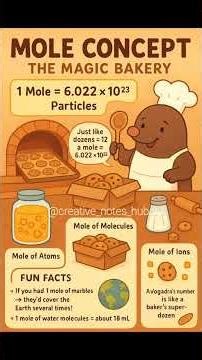 Don’t Watch This if You Hate Chemistry! 😱 | Mole Concept Explained in Full Depth | Creative & Easy