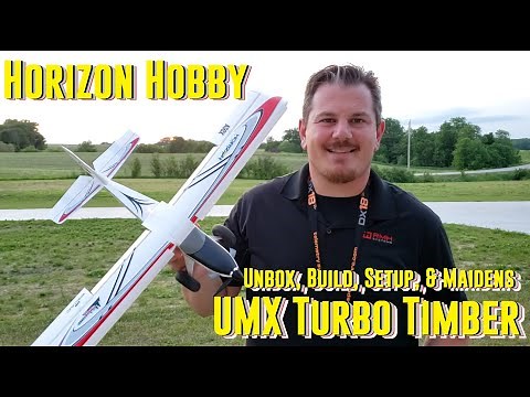 E-flite - Turbo Timber - UMX - Unbox, Setup, & Flights
