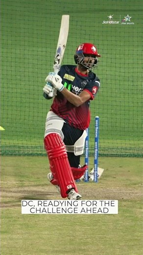 #DC's intense practice session at Eden Gardens ahead of #KKR clash | #TATAIPL 2026