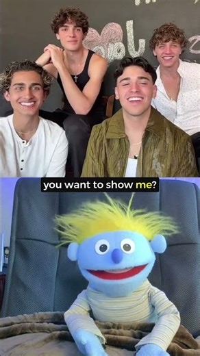 Blue Elmo Meets ‪@NoLonelyHearts‬ - Hilarious Omegle Puppets #shorts