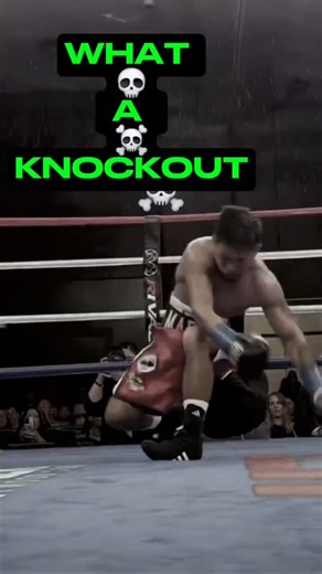 ONE SHOT… LIGHTS OUT 💥😳 #Shorts#knockout#boxing#boks